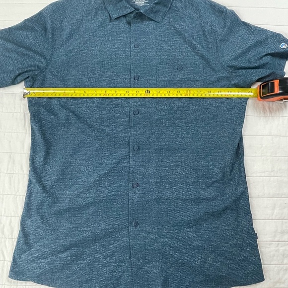 Kuhl Men’s Blue Button Down Quick Dry Performance Shirt Medium - Picture 6 of 10